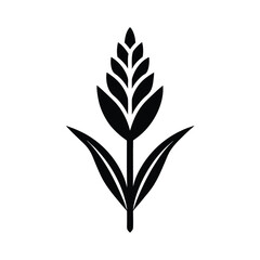 Pickerelweed Stem Icon Vector Illustration