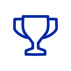 Trophy cup icon for success, achievement, and competition／成功・達成・競争を象徴するトロフィーアイコン	