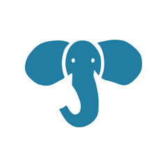 Elephant Silhouette Illustration / ゾウのシルエットイラスト