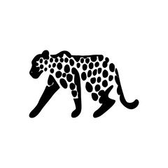 Cheetah Silhouette Illustration / チーターのシルエットイラスト