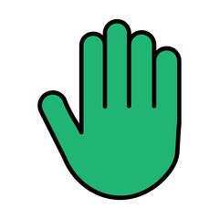 Obraz premium Hand icon