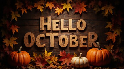 cozy fall scene with pumpkins, candles, and colorful autumn leaves creating a welcoming atmosphere | autumn, harvest, decor, season, celebration theme