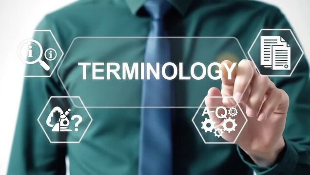 Concept of terminology. Terms in finance, business, education and accounting. Glossary, vocabulary