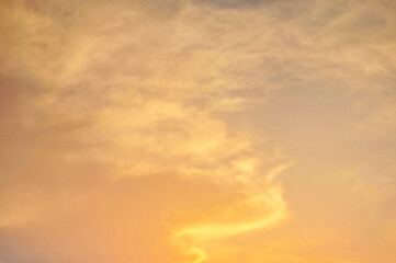 Fototapeta premium Beautiful storm clouds on a summer night with pinks and blues.