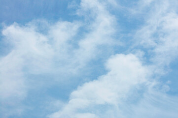 blue sky with clouds