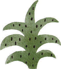 Watercolor cute illustration. Hand Drawn design element