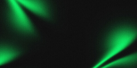 Abstract Background with glowing lines. Gradient Texture – Grainy Blurry with Pixelated Noise in Green Colours. Vintage Style for Design, Branding, Visual Effects, Banner, Poster, Copy Space