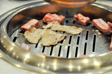 grilled pork , grilled pork in the oven