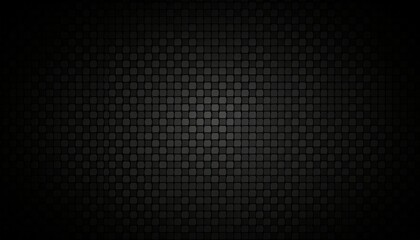 Naklejka premium Abstract dark blue and black vector background featuring a seamless hexagon fiber mesh pattern texture illustration