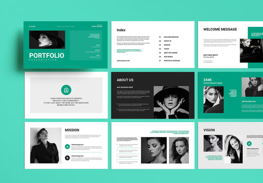 Modern Portfolio Presentation Template for Creative Professionals
