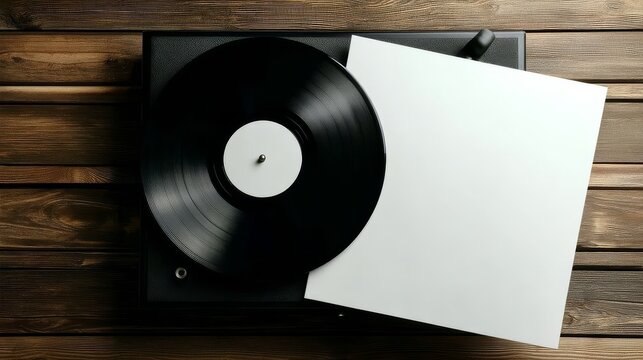 Perfect for showcasing album artwork with a classic feel.