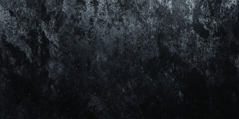 Abstract Black wall texture with grunge pattern background dark concrete texture floor for home interior or exterior.