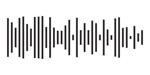 Podcast sound waves collection. Voice message for social media app. Equalizer template, voice microphone signals, sound wave. Music, podcast, broadcast, UI, audio branding design
