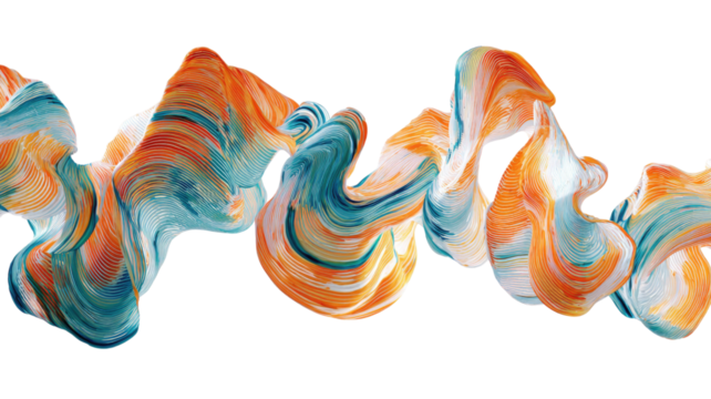 Abstract colorful vector set of artistic design shapes for illustration and decoration