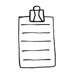 Notebooks doodle hand drawn outline set. paper with stripes or dots, blank collection. Notebooks reminder, memory sketch pages. Notes sheet clipart. Hand-Drawn Paper Notes and Stationery Elements.