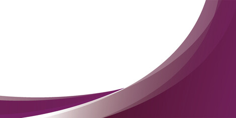 Purple wave background. Curved Header and Footer elements. eps 10 illustration.