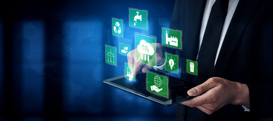 ESG concept integrates environmental, social, and governance practices to promote sustainability, responsibility, and ethical business development Vouch