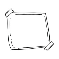 Notebooks doodle hand drawn outline set. paper with stripes or dots, blank collection. Notebooks reminder, memory sketch pages. Notes sheet clipart. Hand-Drawn Paper Notes and Stationery Elements.