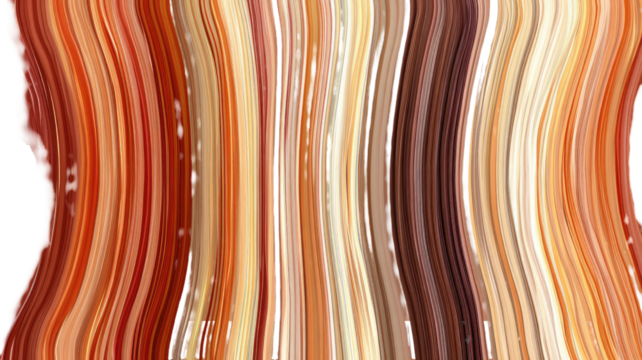 Abstract background vector with red and yellow wavy lines creating a flow and colorful design pattern