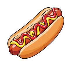 Ilustrasi Vector Hotdog.eps