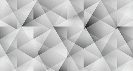 Black and white gradient bluer polygon pattern.