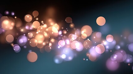 Colorful Bokeh Lights Creating a Dreamy Background with Vibrant Circles and Soft Glow for Creative Projects