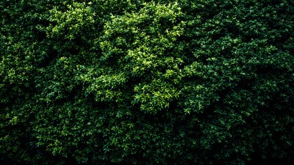 Dense, lush green foliage forms an intricate, textured natural background.