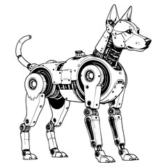 Futuristic Robotic Dog