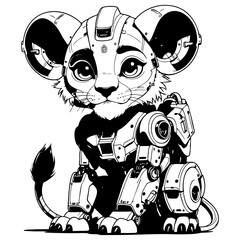 Robotic Lion Cub