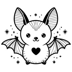 Adorable Kawaii Bat