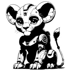 Robotic Lion Cub