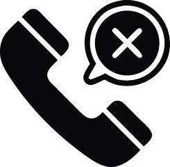 Telephone handset icon