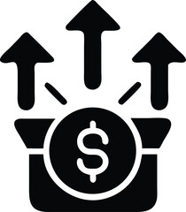 Financial growth icon