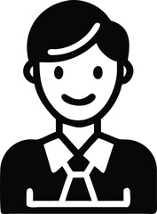 Business professional or corporate employee icon