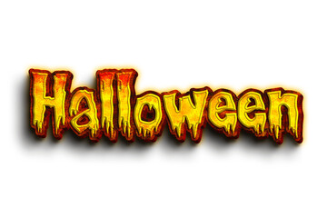 Halloween Text Effect on Rusted Background