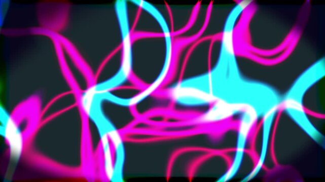 abstract colorful background Neon Energy Lines VJ Loop Background