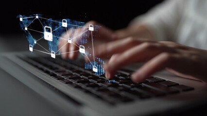 Cyber security protection and cyber security strategies against cyber threats, system hacks,...