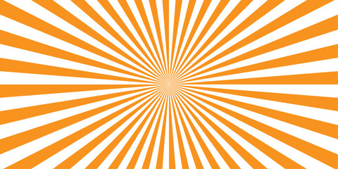 Retro abstract  cloth colorful explosion vintage ray sunrise star sunbeam texture background. vector illustration circle light banner cartoon add design.	
