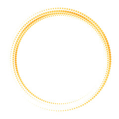 Round vintage textured frame for your design. Vintage cover. Place for text. Vintage holiday beautiful golden frames for paintings or photographs. Template vector illustration.