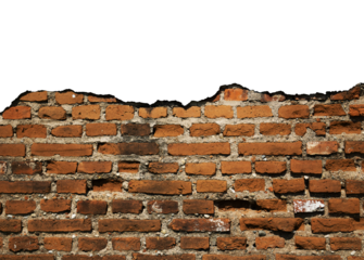 old brick wall border background