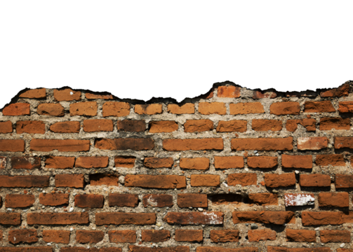 old brick wall border background