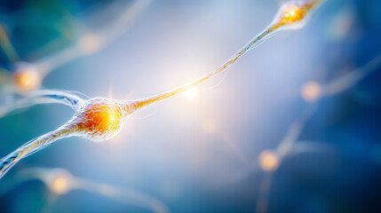 A close-up image of neurons showcasing their intricate structures and connections, illustrating the complexity of the nervous system.