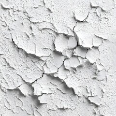 Obraz premium Layers of Flaking White Surface Creates Texture