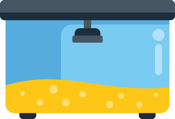 Modern kitchen appliance, home deep fryer frying vegetable oil, perfect for preparing crispy and delicious food