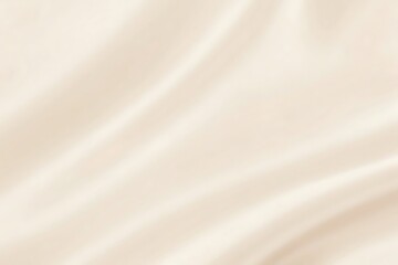 Softly draped cream fabric with subtle pink undertones creating elegant flowing lines and gentle shadows for a luxurious background