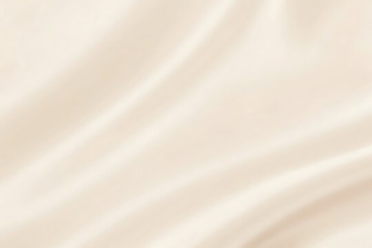 Softly draped cream fabric with subtle pink undertones creating elegant flowing lines and gentle shadows for a luxurious background