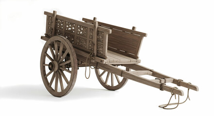 Fototapeta premium Wood cart