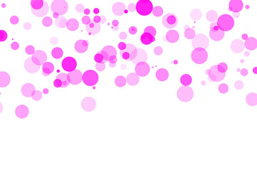 Bright Pink Castle Battlements Against White Background crenellations magenta