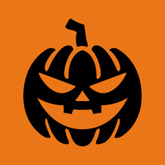 Pumpkin and other Halloween symbols and signs pattern vector jack o lantern checked character doodle tile background isolated gift wrapping paper wallpaper