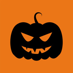 Pumpkin and other Halloween symbols and signs pattern vector jack o lantern checked character doodle tile background isolated gift wrapping paper wallpaper
